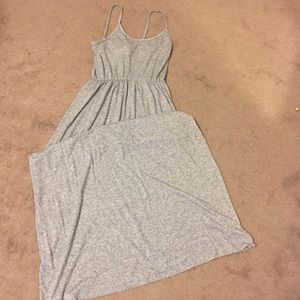 Gray Maxi Dress